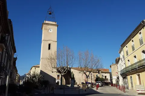 Montpeyroux (Hérault), sur la route ou près de la route de « Hérault, itinéraire moto n° 1 »